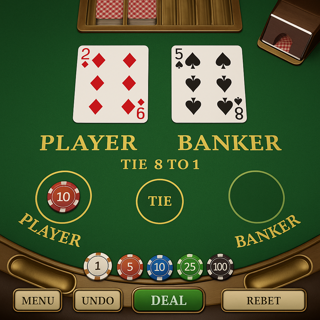 Lizaro Casino - Baccarat - Online Tischspiel