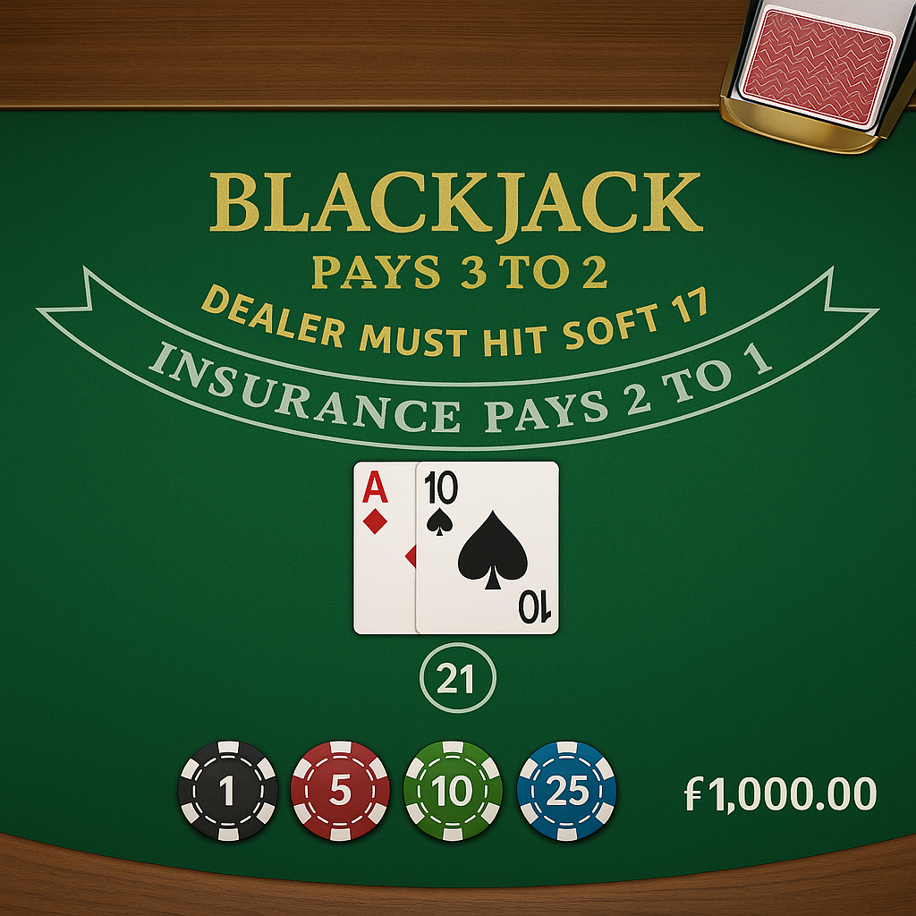 Lizaro Casino - Blackjack - Online Tischspiel