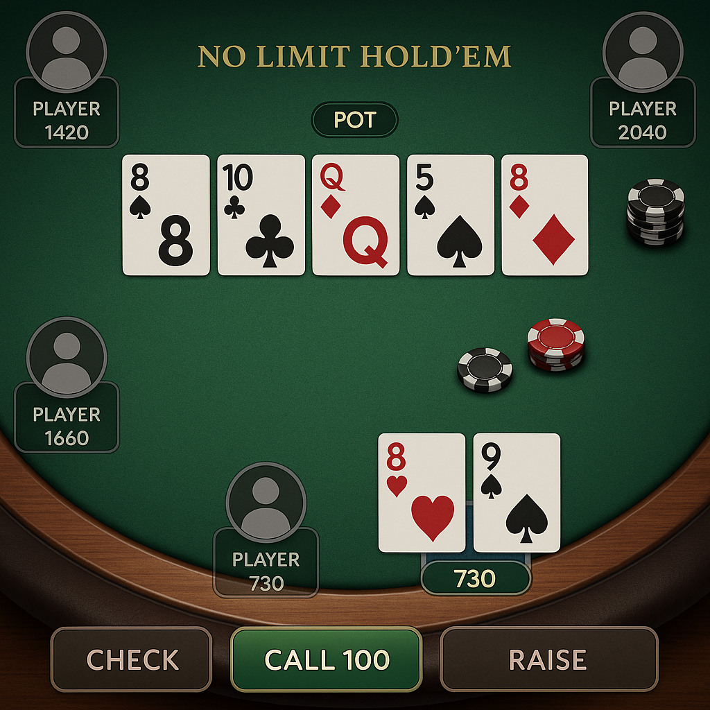 Lizaro Casino - Poker - Online Tischspiel